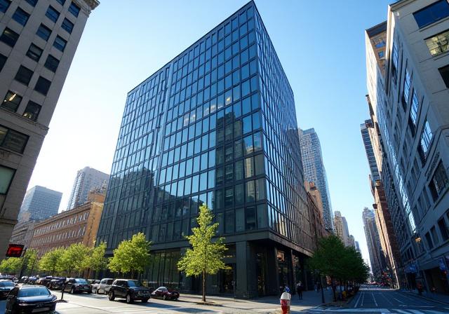 Exterior view of the Borealis Shield headquarters in New York